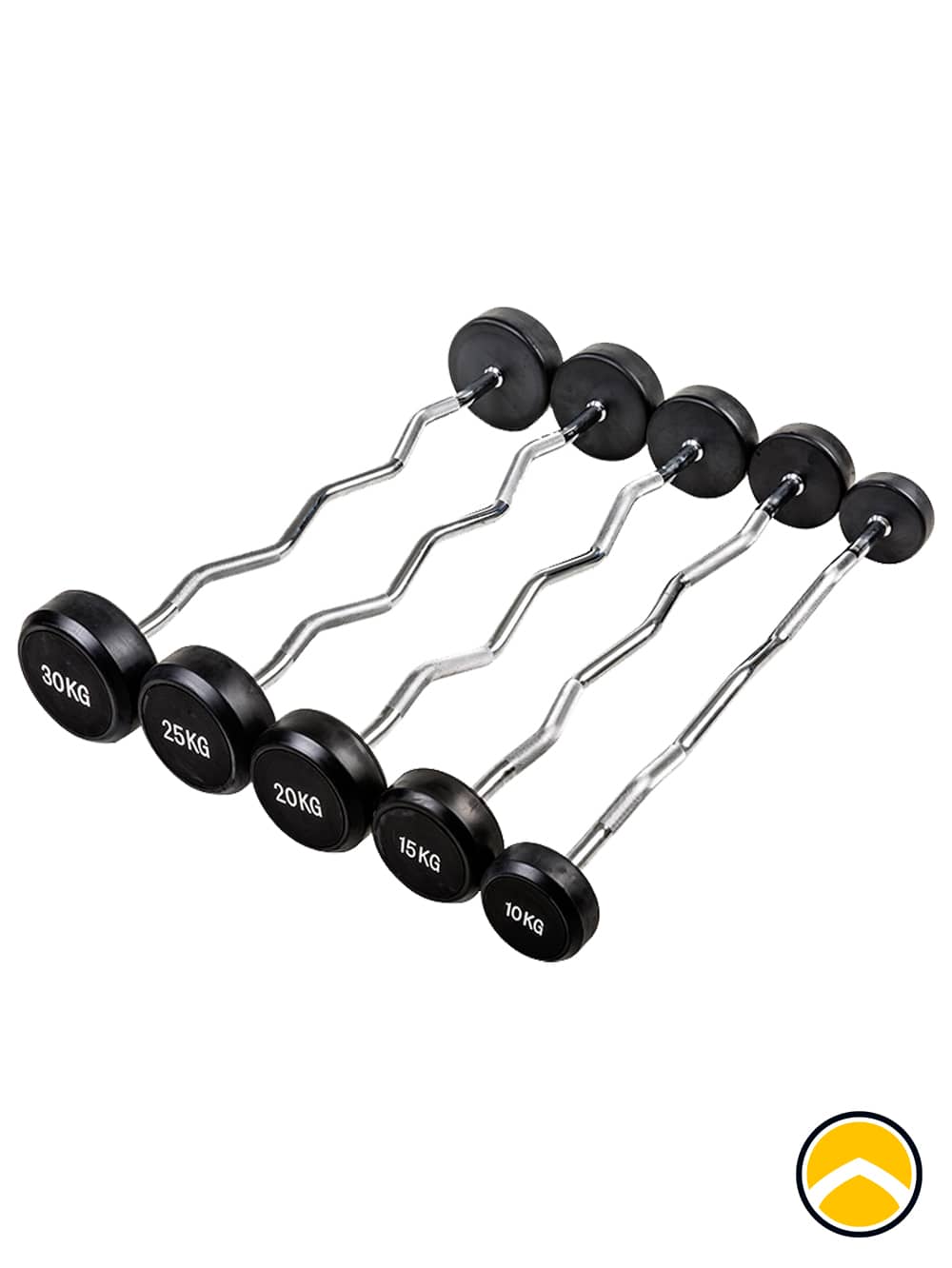 EZ dvoručne šipke - EZ rubber barbell set